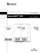 Liebert Series 600T User manual