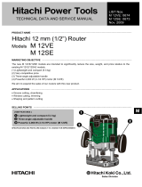 Hitachi M 12SE Technical Data And Service Manual