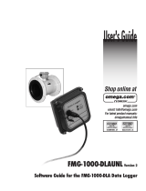 Omega FMG-1000-DL Software Owner's manual