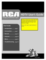 RCA hd52w59 User manual