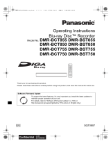 Panasonic DMR-BCT750 Owner's manual