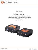 Atlona AT-HD420 User manual