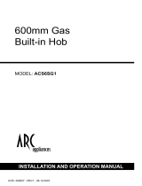 ARC Appliances ACS6SG1 Operating instructions