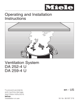 Miele DA252 Owner's manual