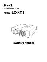 Eiki LC-XM2 User manual
