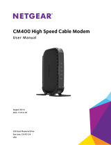 Netgear CM400 High Speed Cable Modem User manual