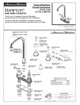 American Standard 2770732F15.002 Installation guide
