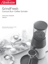 Sunbeam EM0440 GrindFresh Owner's manual