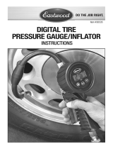 Eastwood Digital Tire Pressure Gauge/Inflator Operating instructions