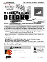 Kozyheat Delano Owner's manual