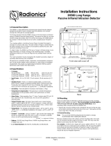 Radionics D9580 Installation guide