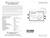Channel Vision CVT-40BID User manual