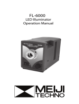 Meiji Techno FL-6000 Illuminator Owner's manual