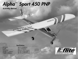 E-flite Alpha Sport 450 PNP Assembly Manual