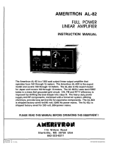 AMERITRON AL-82NT User manual