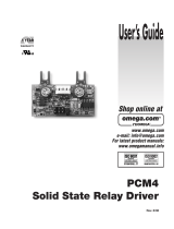 Omega PCM4 Owner's manual