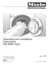 Miele PW6080LP Owner's manual