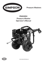 Simpson PS4240H User manual