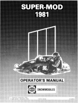 BOMBARDIER Super-Mod 1981 User manual