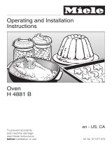 Miele MasterChef H 4890 B2 User manual