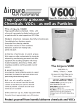 Airpura V600 Technical Specifications