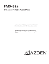 Azden FMX-32a Operating instructions