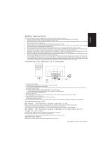 Acer G196WL Quick start guide