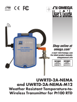 Omega UWRTD-2A-NEMA Series Owner's manual