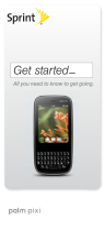Palm PIXI PLUS Get Started