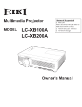 Eiki LC-XB100A User manual