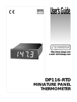 Omega DP116-EC1 User manual
