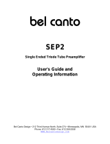Bel Canto SEP2 User guide