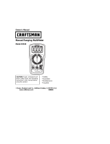 Craftsman 82345 Owner's manual