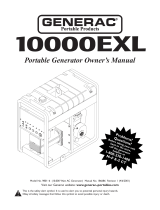 Generac Portable Products 10000EXL Owner's manual