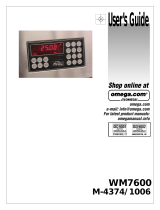 Omega WM7600 Owner's manual