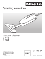 Miele S 160 Owner's manual