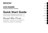 Denon AVR-X5200W Owner's manual
