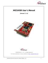 Wiznet WIZ750SR-100 EVB User manual