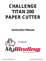 MyBinding Challenge Titan 200 User manual