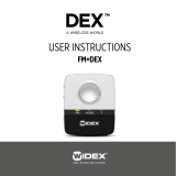 Widex FM DEX Users Instructions