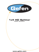 Gefen 1x4 HDMI Splitter User manual