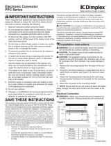 Dimplex PPC2000 User manual