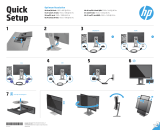 HP EliteDisplay E222 21.5-inch Monitor Installation guide