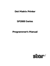 Star Micronics SP2000 Series User manual