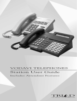 Vodavi Triad Station User manual