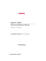 Compaq AlphaPC 264DP Technical Reference Manual