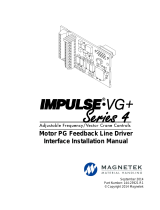 MagnetekIMPULSE VG+ Series 4 PG-X3 Line Driver Encoder