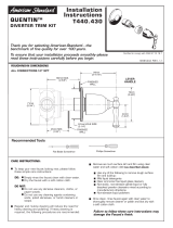 American Standard T440430.002 Installation guide