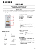 Aiphone JK-DVF-HID Operating instructions