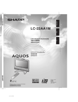 Sharp LC-22AA1M User manual